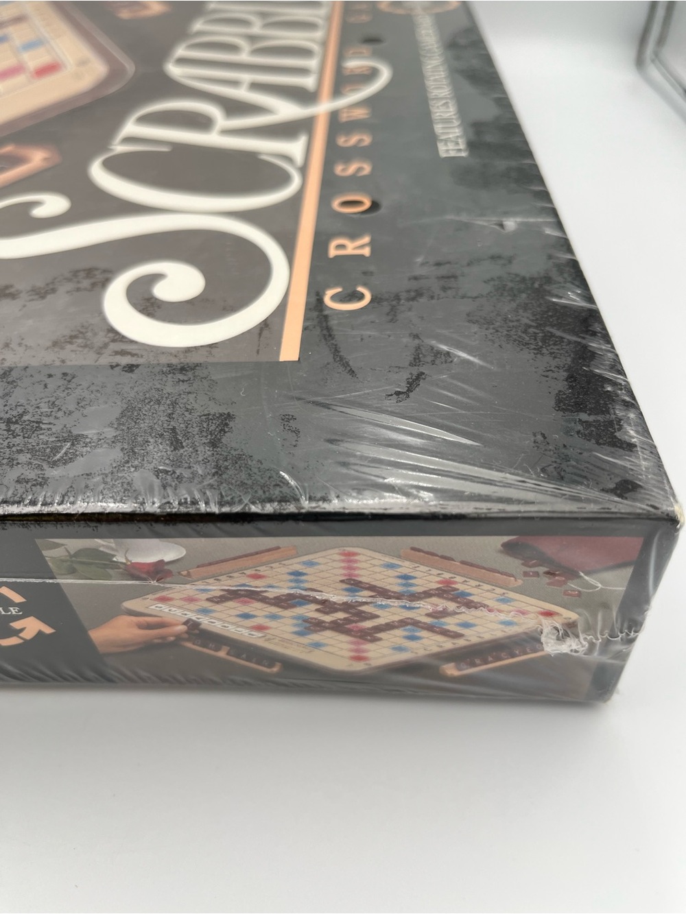 Milton Bradley 1989 Scrabble Deluxe Edition Board Game With Rotating Board New - Picture 3 of 7